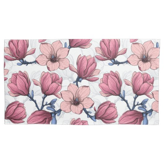 Tuin 2 van Magnolia Kussensloop (Voorkant-Links)