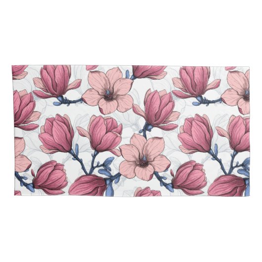 Tuin 2 van Magnolia Kussensloop (Achterkant-Rechts)