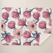 Tuin 2 van Magnolia Sherpa Deken (Voorkant (horizontaal))