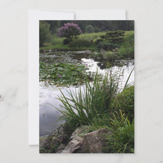 Tuin 2 Vreedzame Vijver Uitvaart Aankondiging (Achterkant)