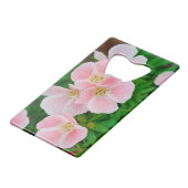 Tuin 3 creditkaart flessenopener (Voorkant Gekanteld)