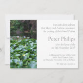 Tuin 5 Lotus Uitvaart Aankondiging (Voorkant)