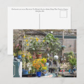 Tuin aan het Rochdale Canal Briefkaart (Voorkant / Achterkant)