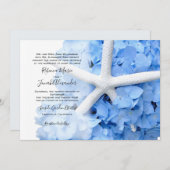 Tuin aan zee ouders namen kust bruiloft kaart (Voorkant / Achterkant)