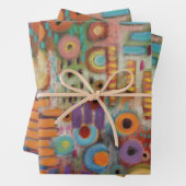 Tuin Abstract Inpakpapier Vel (In situ)