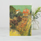 Tuin achter een huis door Vincent van Gogh (Staand voorkant)