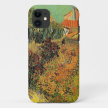 Tuin achter een huis. Vincent van Gogh.