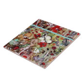 "Tuin alles een Flutter" Tegeltje (Zijkant)