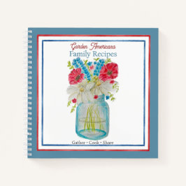 Tuin Americana Familie Recepten Watercolor Recept Notitieboek