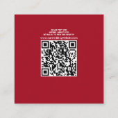 tuin art nouveau bruiloft informatiekaartje (Achterkant)