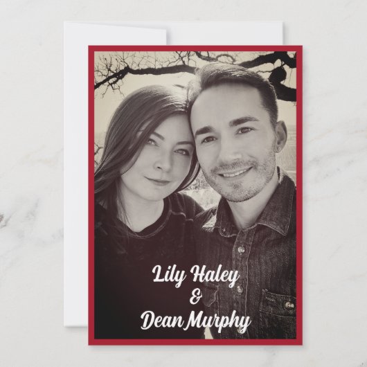  tuin art nouveau bruiloft uitnodiging (Achterkant)