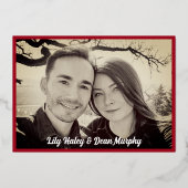  tuin art nouveau goud folie uitnodiging (Achterkant)