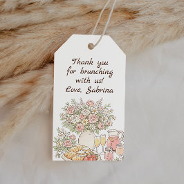 Tuin Baby Brunch Baby Shower Bedank Favor Cadeaulabel