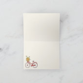 tuin-Baby shower Bedankkaart (Binnen)