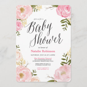 Tuin babyshower uitnodiging