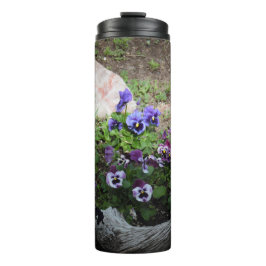 Tuin Bed van bloemen Thermosbeker