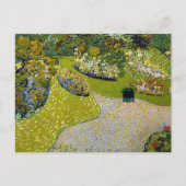 Tuin bij Auvers, Vincent van Gogh Briefkaart (Voorkant)