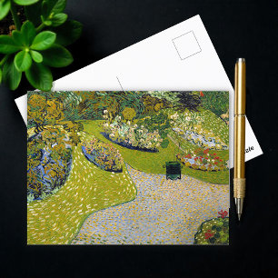Tuin bij Auvers, Vincent van Gogh Briefkaart