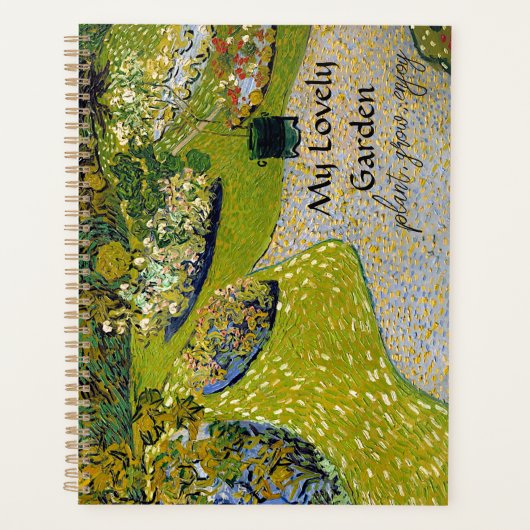 Tuin bij Auvers, Vincent van Gogh Planner (Voorkant)