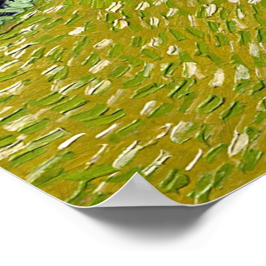 Tuin bij Auvers, Vincent van Gogh Poster (Hoek)