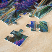 Tuin bij de Pond bij Twilight Legpuzzel (Zijkant)