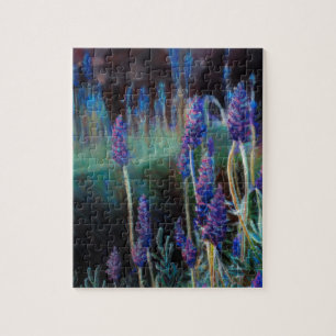 Tuin bij de Pond bij Twilight Legpuzzel