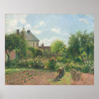 Tuin bij Eragny - Camille Pissarro Fine Art