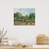 Tuin bij Eragny - Camille Pissarro Fine Art Poster (Keuken)