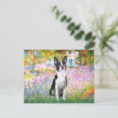 Tuin bij Giverney - Boston NL Briefkaart (Staand voorkant)