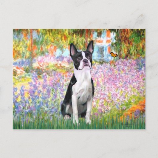 Tuin bij Giverney - Boston NL Briefkaart (Voorkant)