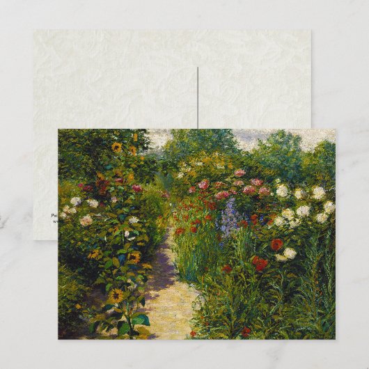 Tuin bij Giverny Briefkaart (Voorkant / Achterkant)