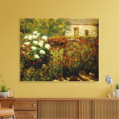 Tuin bij Giverny Canvas Afdruk (Insitu (Woonkamer))
