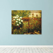 Tuin bij Giverny Canvas Afdruk (Insitu (Houten vloer))