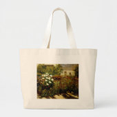 Tuin bij Giverny Grote Tote Bag (Voorkant)