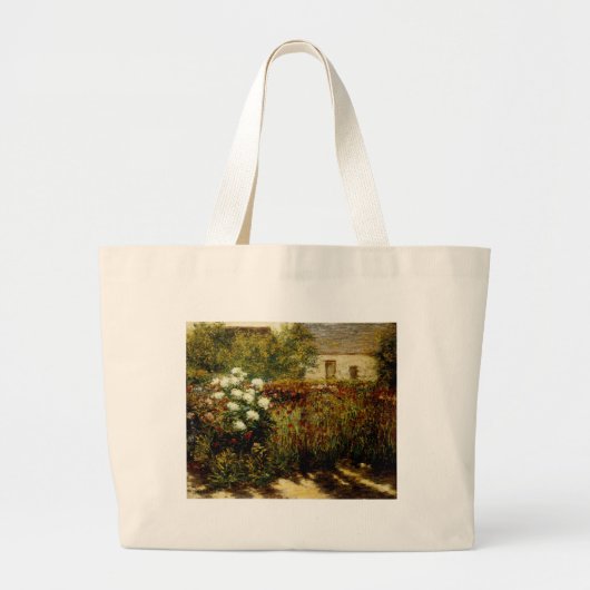 Tuin bij Giverny Grote Tote Bag (Voorkant)