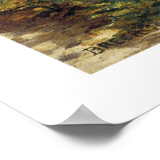 Tuin bij Giverny Poster (Hoek)