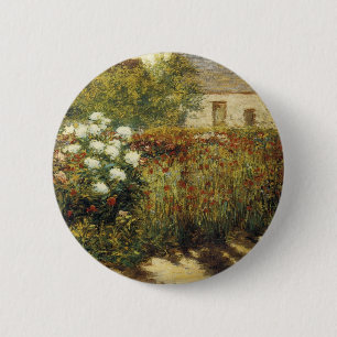 Tuin bij Giverny Ronde Button 5,7 Cm