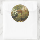 Tuin bij Giverny Ronde Sticker (Tas)