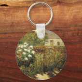 Tuin bij Giverny Sleutelhanger (Voorkant)