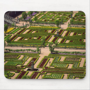 Tuin bij Kasteel Villandry, Indre-et-Loire, 2 Muismat