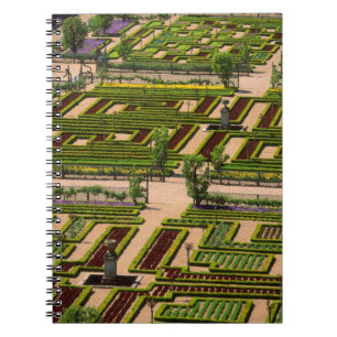 Tuin bij Kasteel Villandry, Indre-et-Loire, 2 Notitieboek