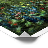  tuin bij Kelmscott Manor door M. Stillman Poster (Hoek)