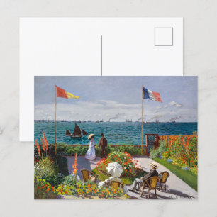 Tuin bij Sainte-Adresse   Claude Monet   Briefkaart