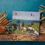 Tuin bij Sainte-Adresse | Claude Monet | Fotoplaat<br><div class="desc">De tuin van Sainte-Adresse is een schilderij van Claude Monet uit 1867.</div>