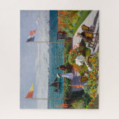 Tuin bij Sainte-Adresse | Claude Monet | Legpuzzel (Verticaal)