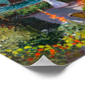 Tuin bij Sainte-Adresse | Claude Monet | Poster (Hoek)