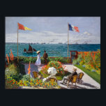 Tuin bij Sainte-Adresse | Claude Monet | Poster<br><div class="desc">De tuin van Sainte-Adresse is een schilderij van Claude Monet uit 1867.</div>
