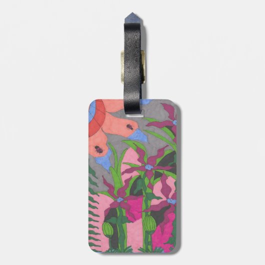 Tuin bij Twilight Bagagelabel (Achterkant verticaal)