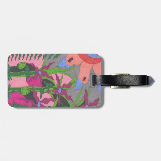 Tuin bij Twilight Bagagelabel (Achterkant horizontaal)