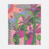 Tuin bij Twilight Fleece Deken (Voorkant)